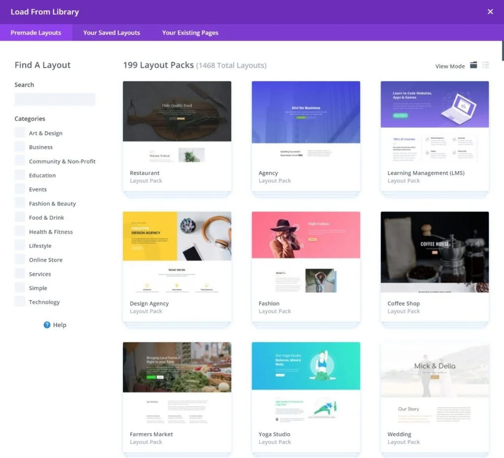 Divi Templates