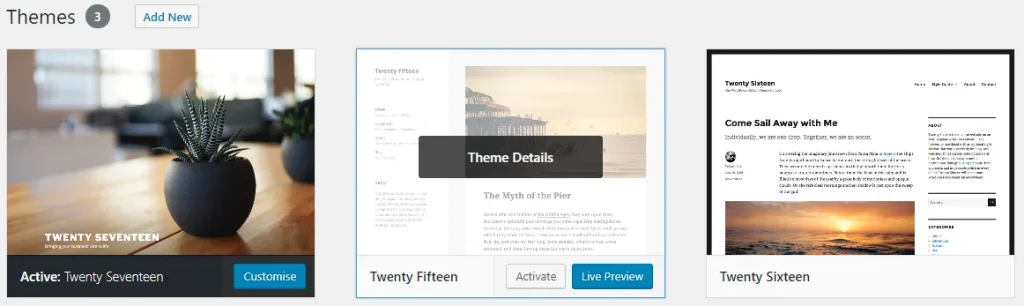 WordPress Default Theme