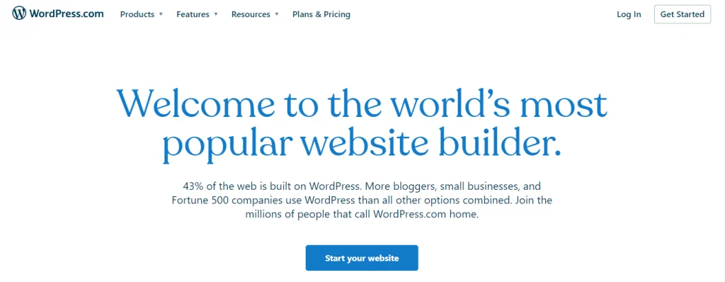 WordPress.com Homepage