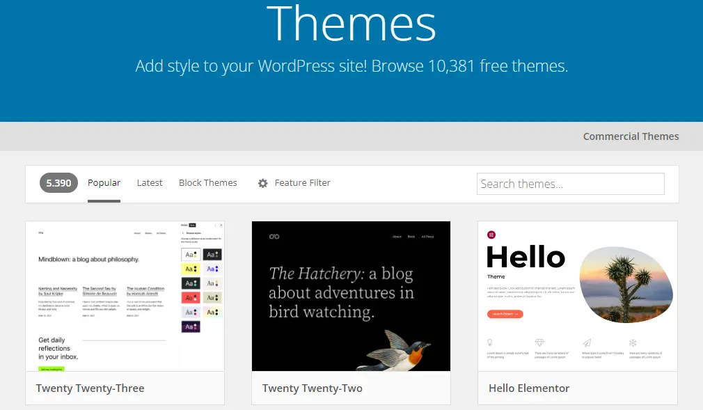 WordPress Themes