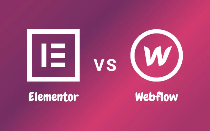 Elementor vs Webflow